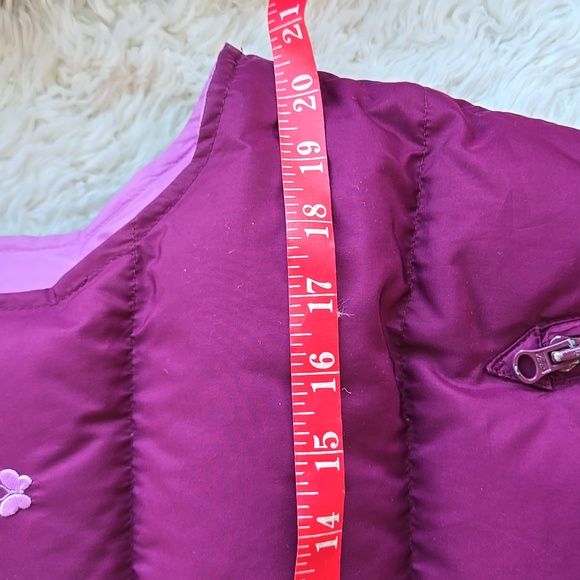 Vintage Aeropostale Burgundy Down Puffer Vest CUTE!! - Picture 2 of 7